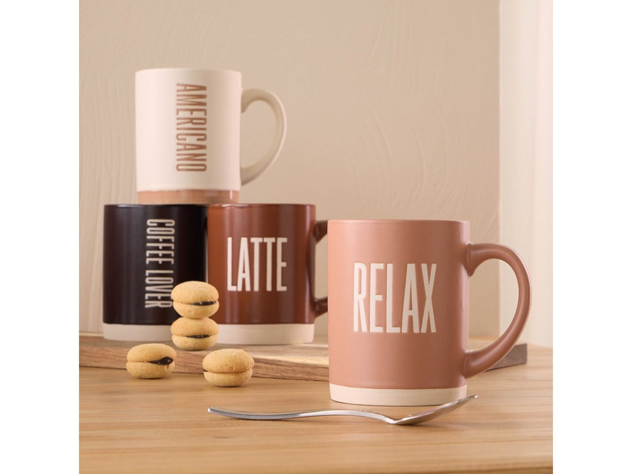 Mug cindy barista 450ml la confezione contiene 4 tazza