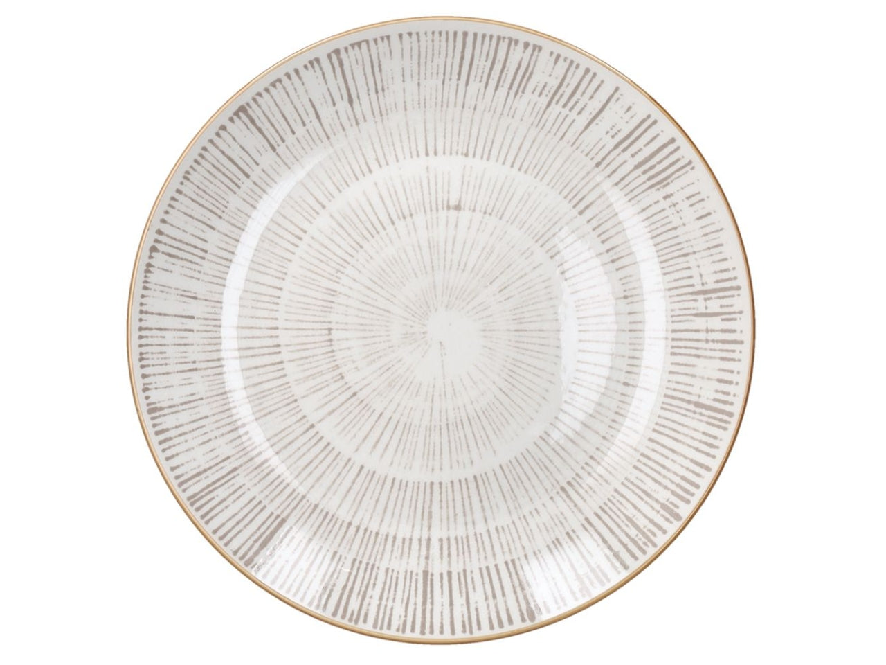 Servizio da 18 piatti Madison Virtuo in porcellana beige