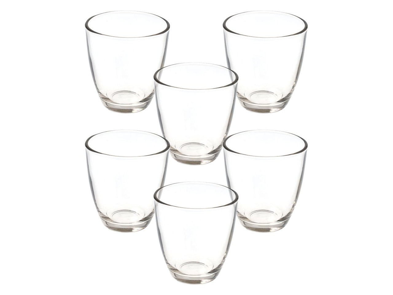 Tokyo bicchiere trasparente 250ml la confezione contiene 6 bicchieri