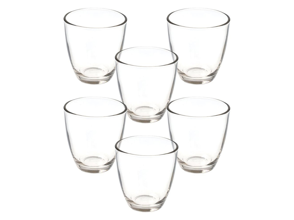 Tokyo bicchiere trasparente 250ml la confezione contiene 6 bicchieri