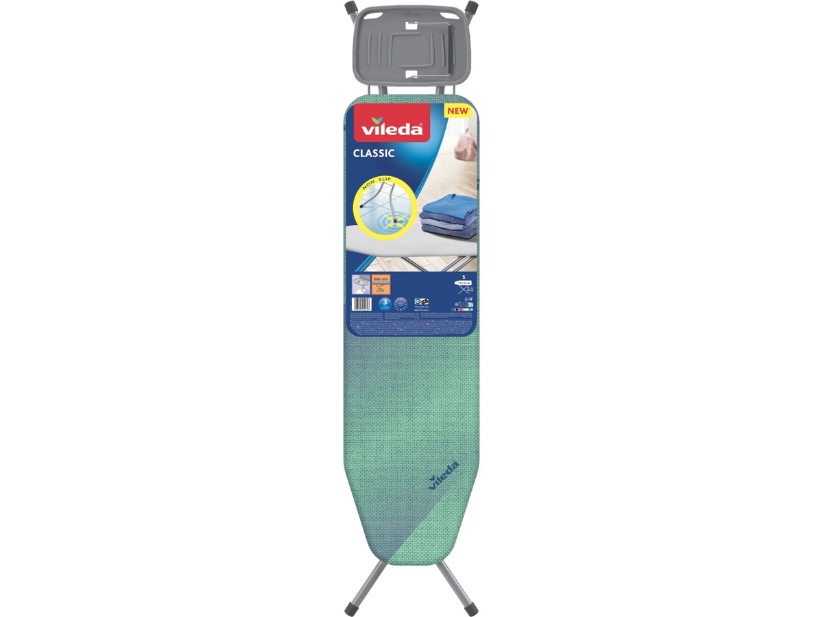 Vileda asse da stiro small classico 114x33cm con struttura in acciaio