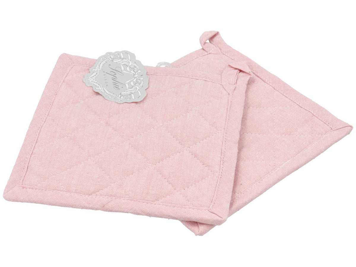 Presine linea Ajour di colore polignac melange set 2 pezzi