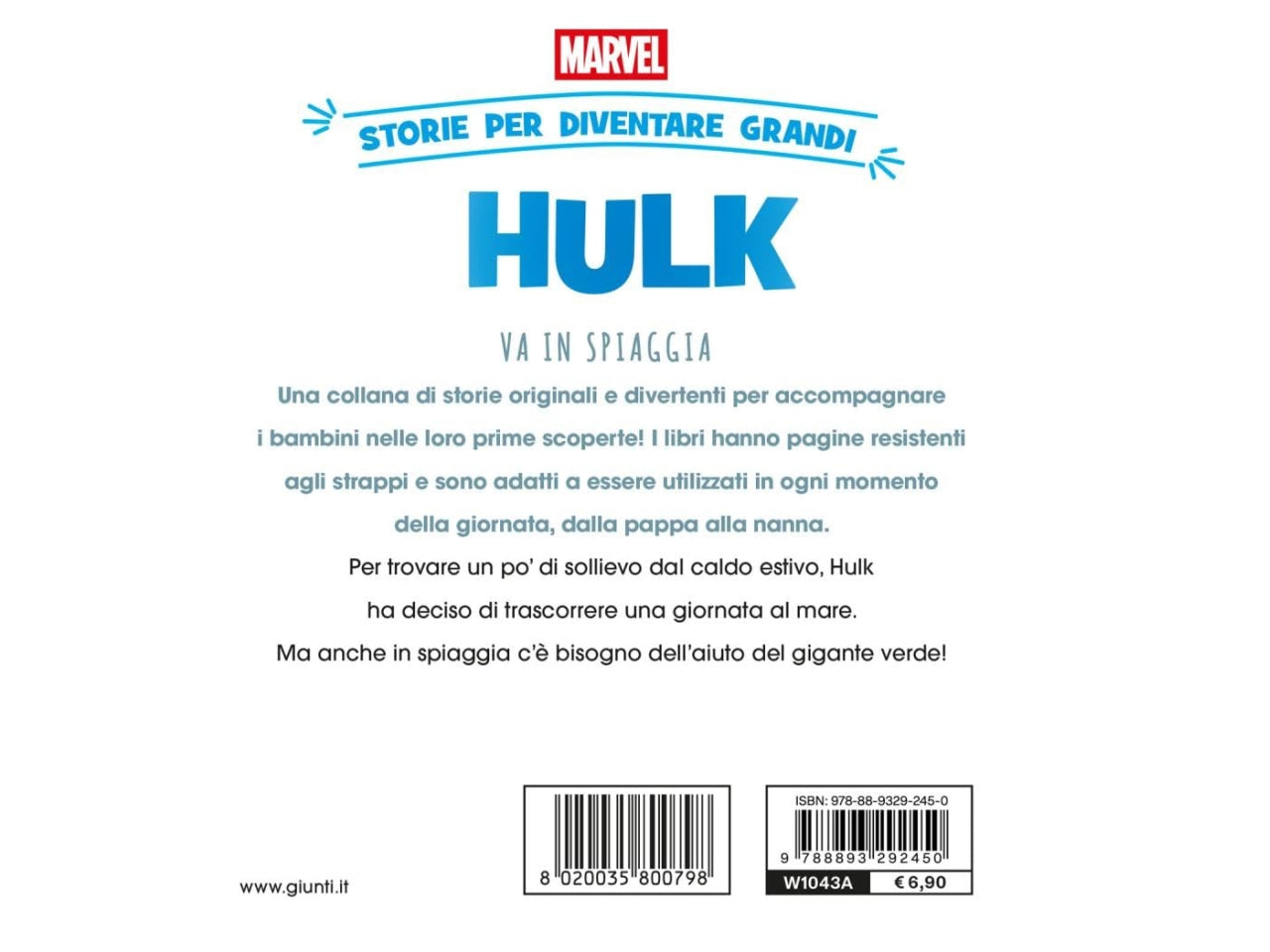 Hulk va in spiaggia