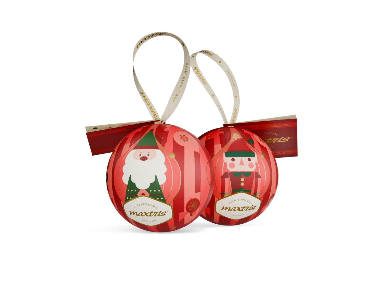 Maxtris pallina natalizia 100gr con boule gusti assortiti