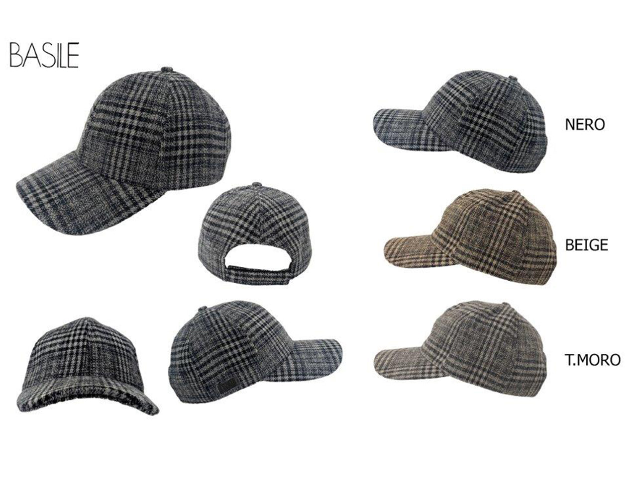 Cappello baseball Basile colori assortiti
