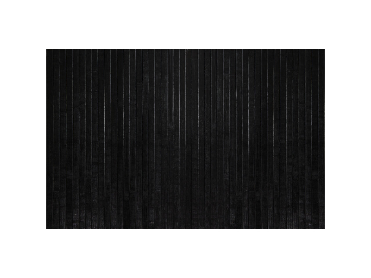 Bamboo edge tappeto 50x80cm black