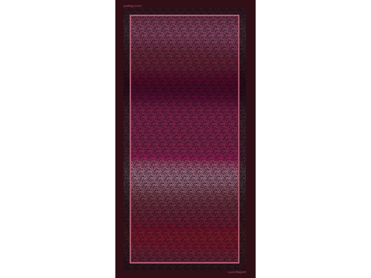 Sciarpa micromacchie fucsia 80x180cm