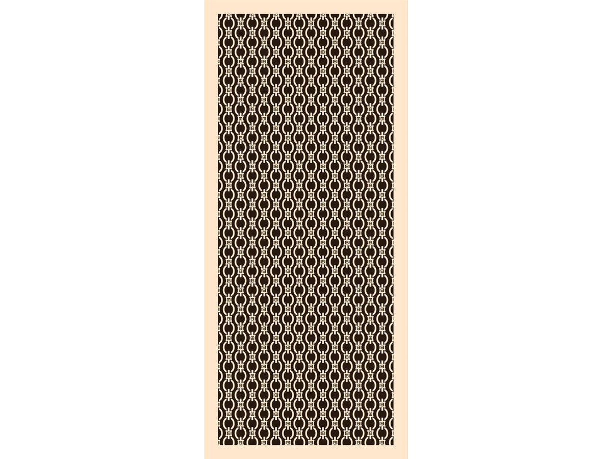 Sciarpa catena panna 80x180cm