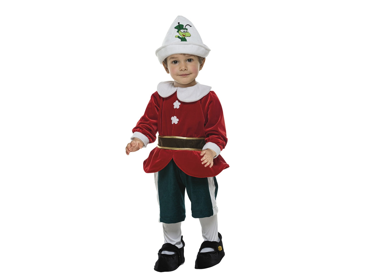 Costume Piccolo Burattino Baby taglia 2/3 anni