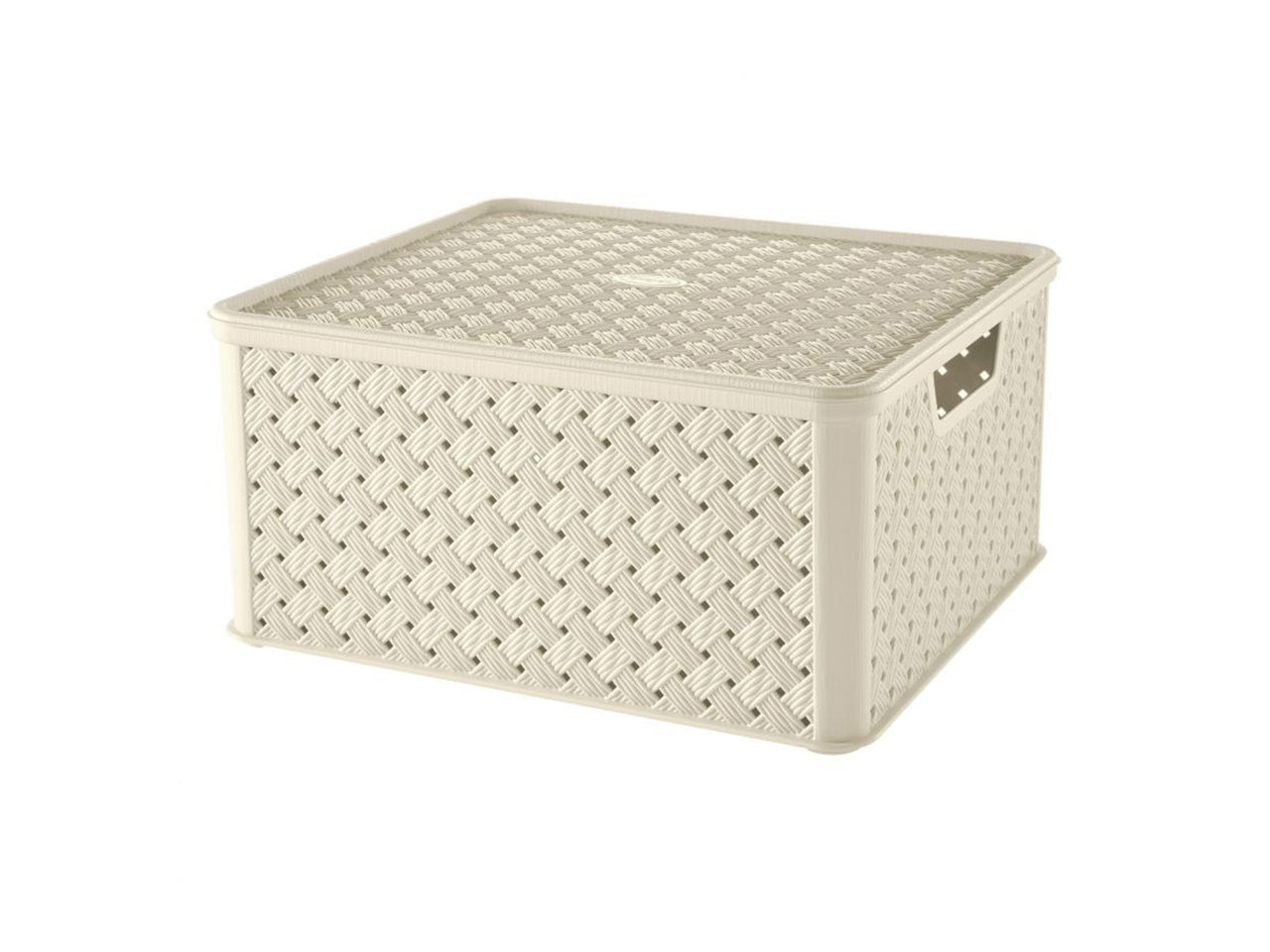 Scatola linea Arianna 13lt 29x33,2x16,5cm di colore angora