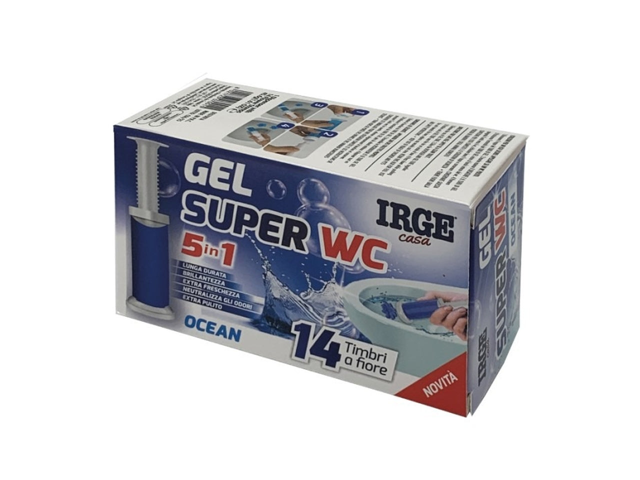 Deo wc gel 14 stampi profumazione ocean