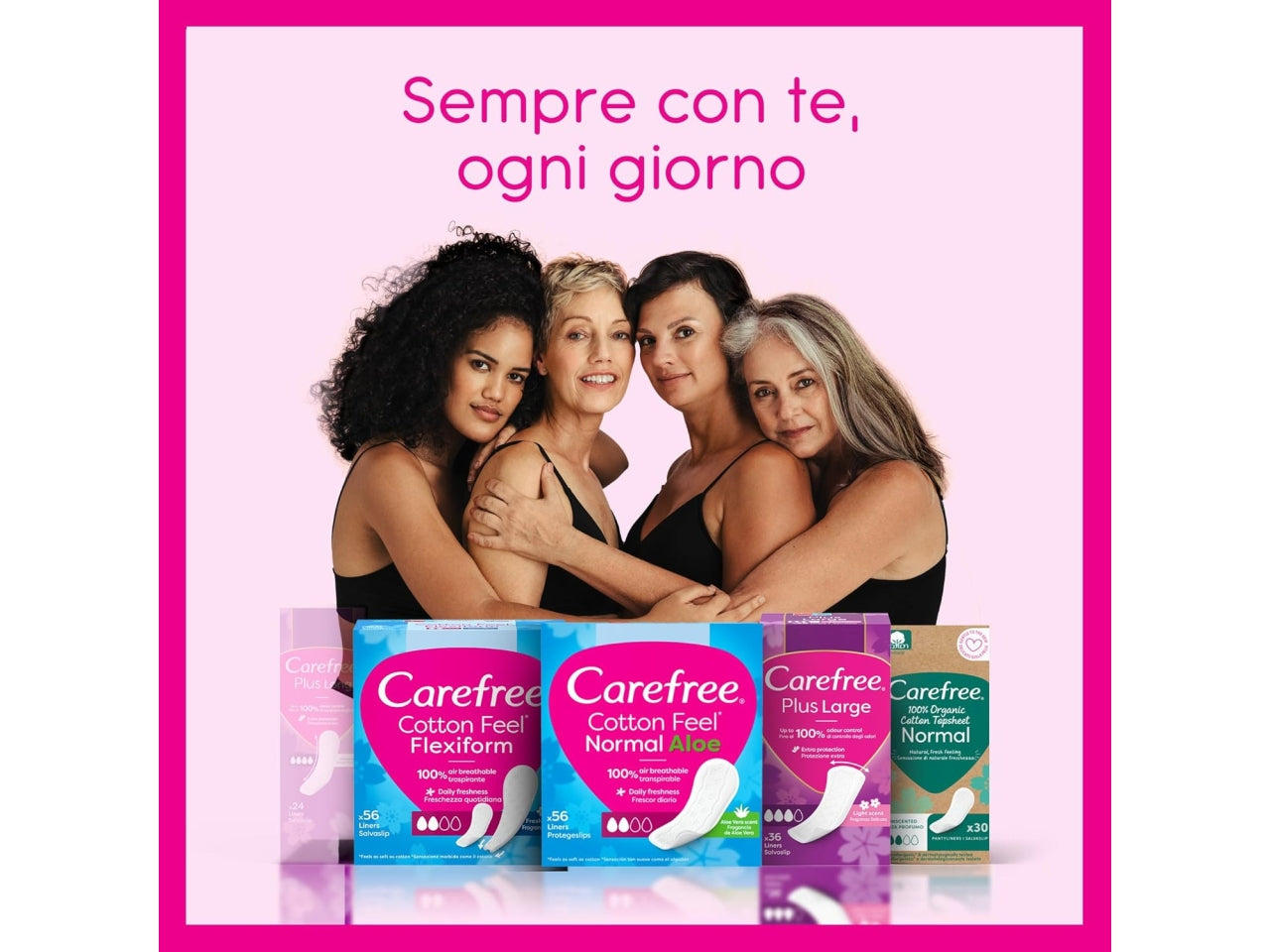 Carefree proteggi slip normal fragranza fresca confezione da 20 pezzi $