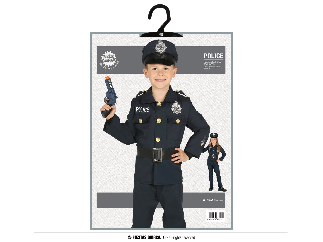Costume poliziotto 14-16 anni