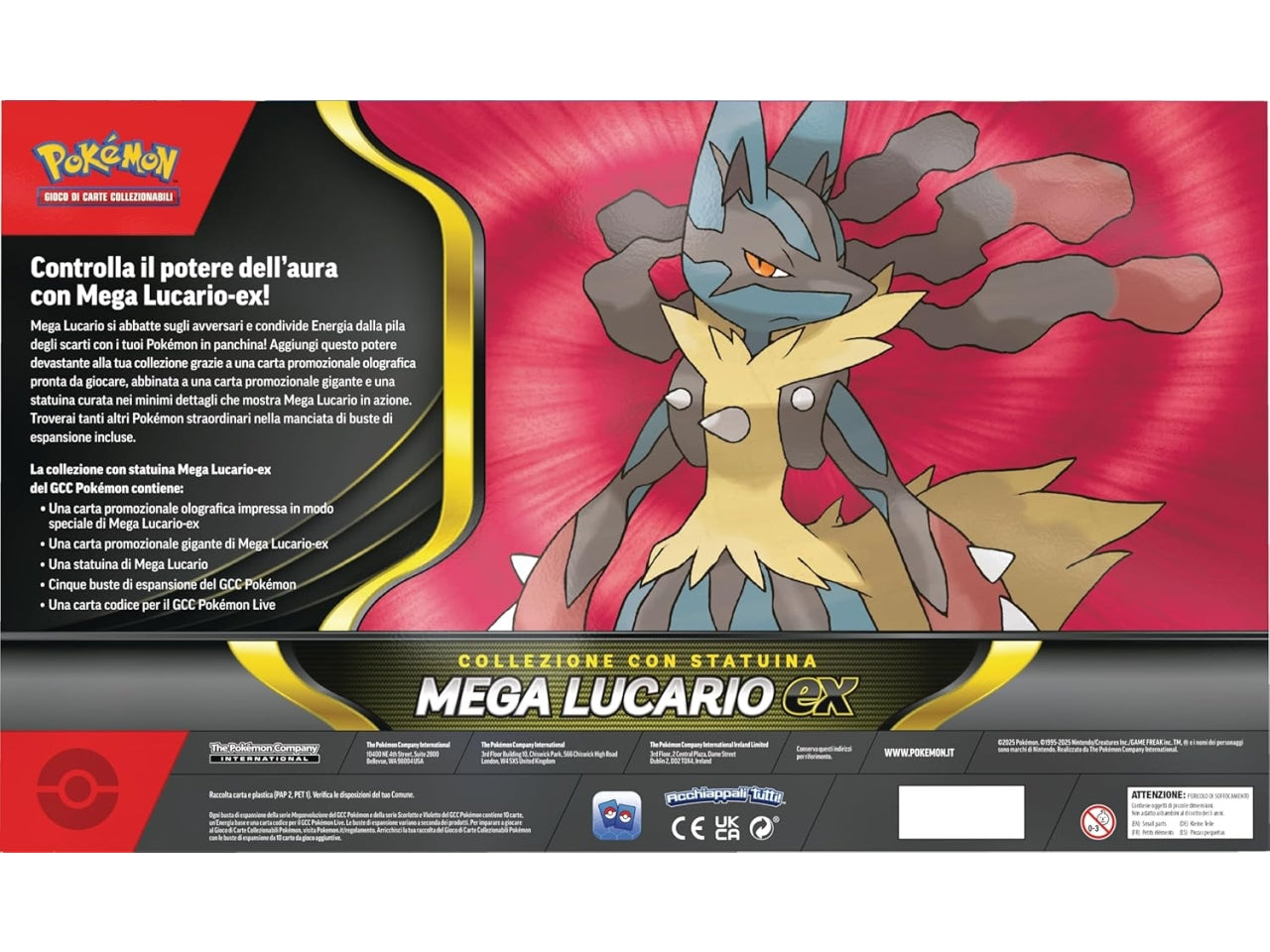 Pokemon Collezione con Statuina Mega Lucario-EX £