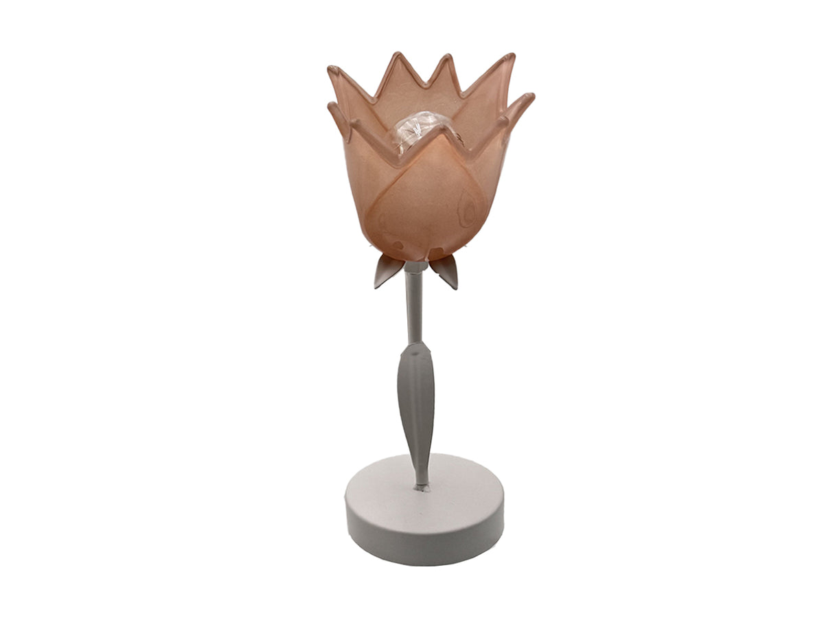 Lume led fiore 16,5x10,5x29cm rosa