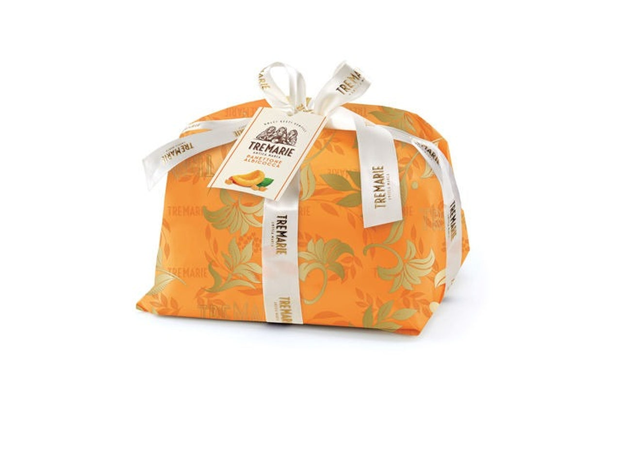 Tre Marie panettone all' albicocca da 1kg incartato $