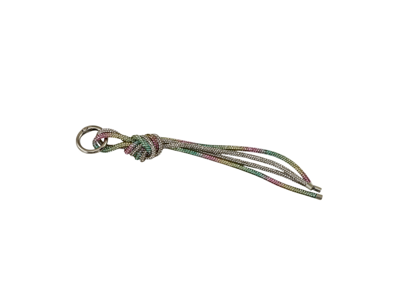 Laccio strass intrecciato 17cm multicolor