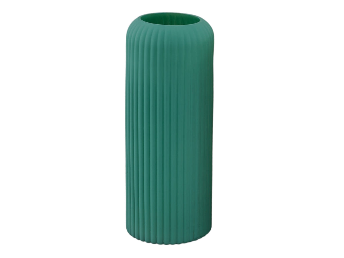 Matt vaso cilindro 10xh.25cm ottanio