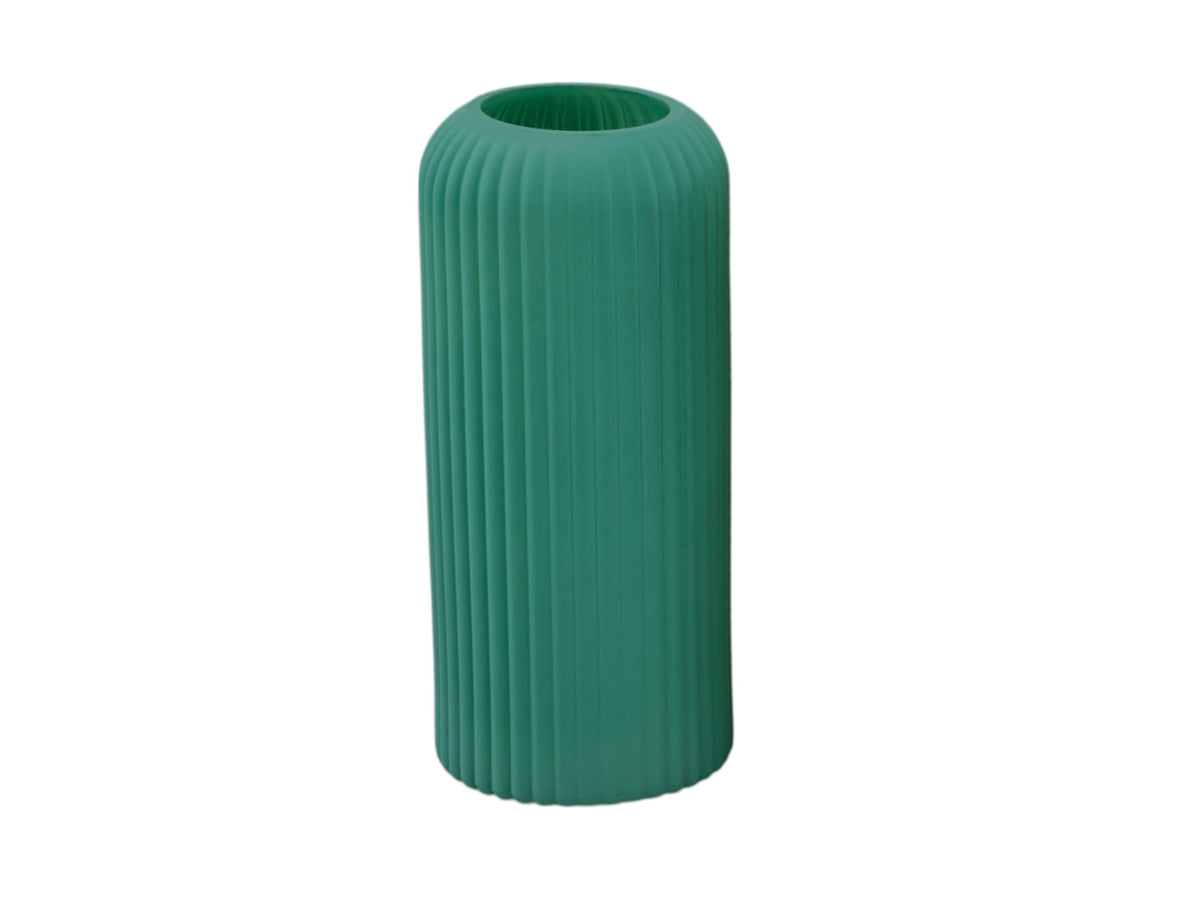 Matt vaso cilindro 8,7xh.20cm ottanio