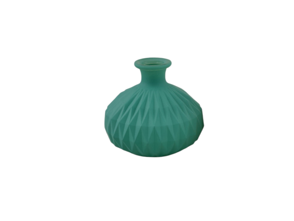 Matt vaso anfora 13,8xh.12,3cm ottanio
