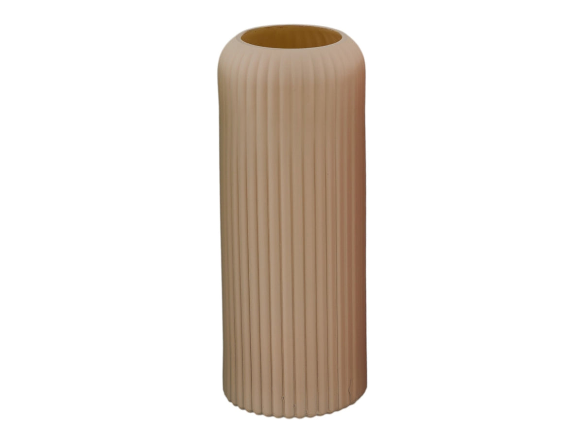 Matt vaso cilindro 10xh.25cm tortora