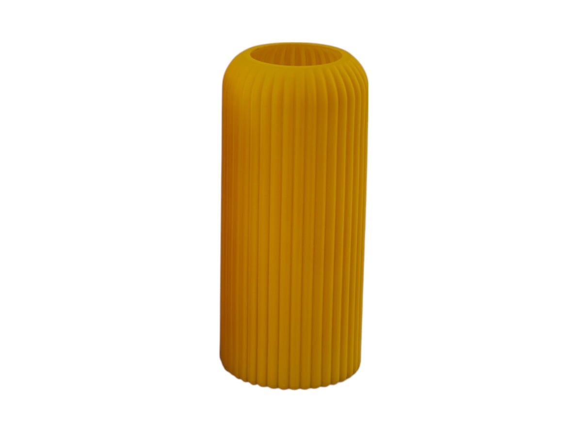 Matt vaso cilindro 8,7xh.20cm giallo