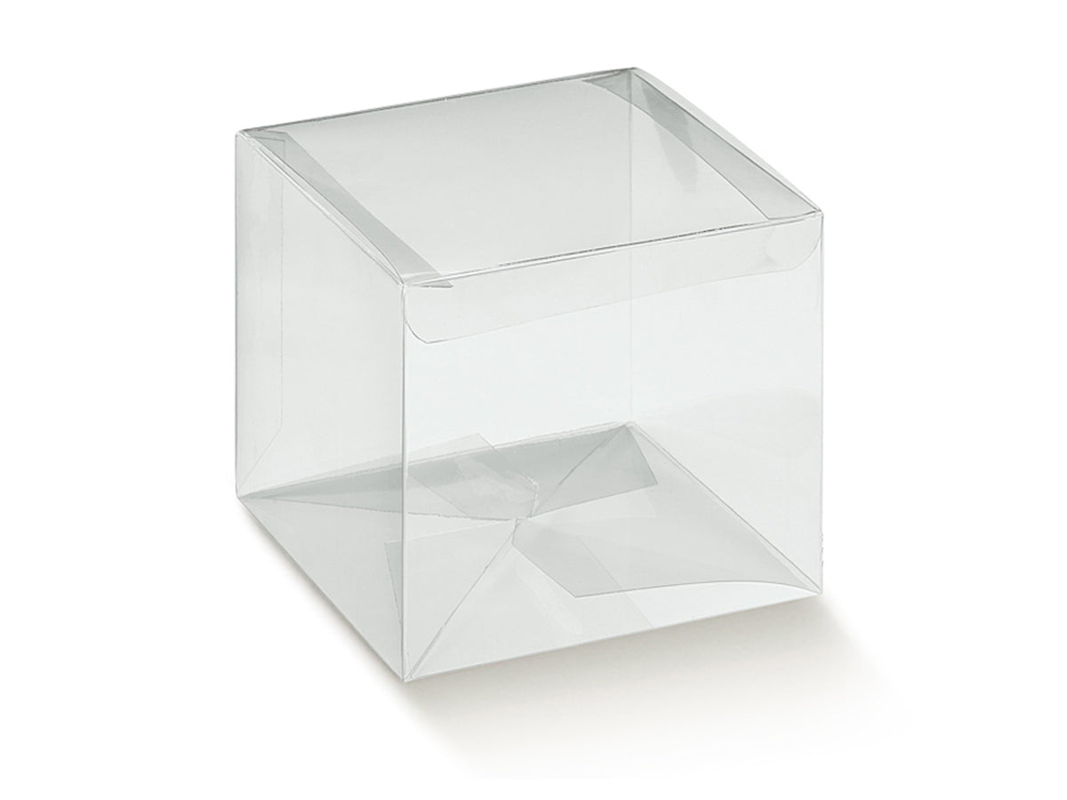 Scatola pet trasparente 12x12xh.8cm
