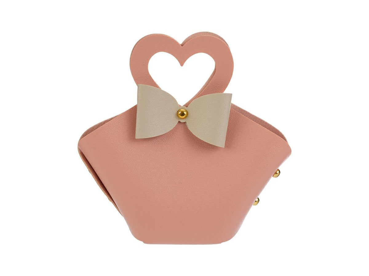 Borsetta similpelle 17x6x16cm rosa