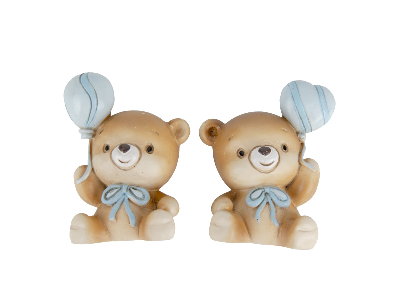 Palla orso resina con magnete 5,5cm celeste, 2assortimenti