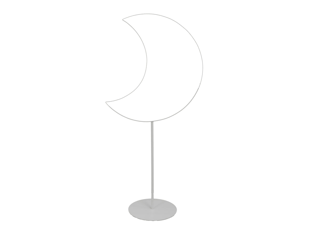 Step struttura luna metallo 62xh.130cm bianco