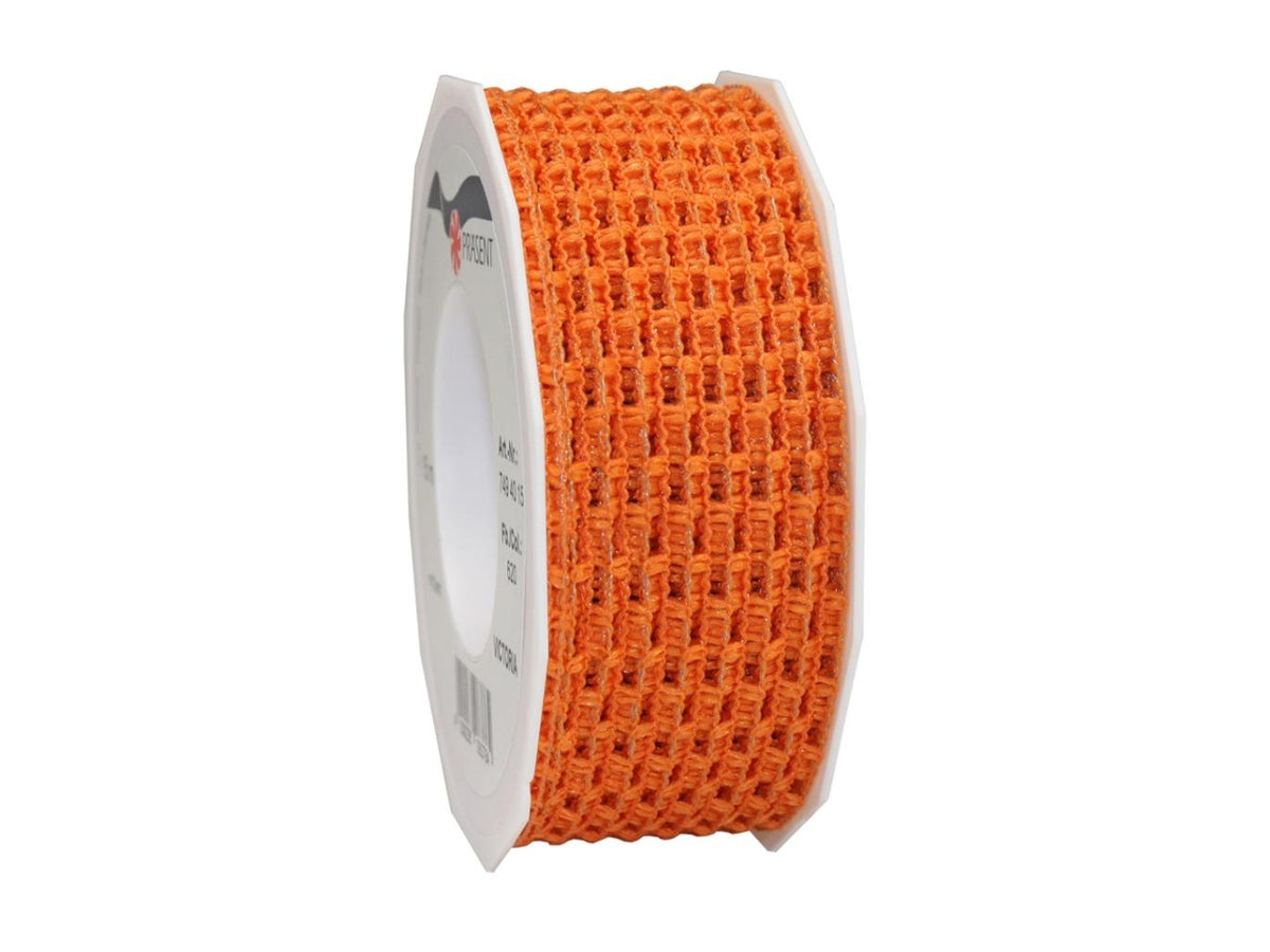 Nastro victoria 40mmx15mt animato arancione