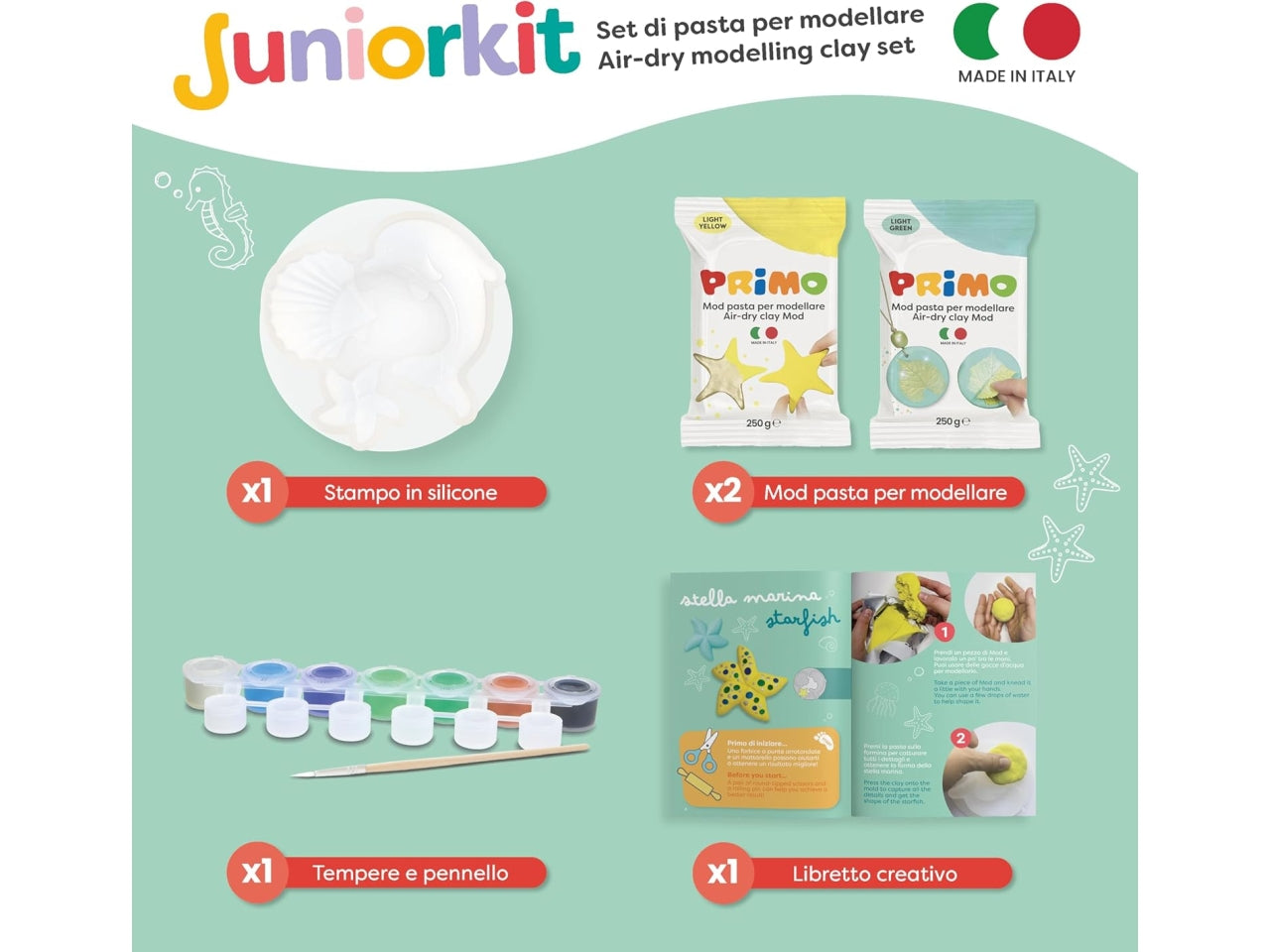 Primo Juniorkit pasta da modellare ocean