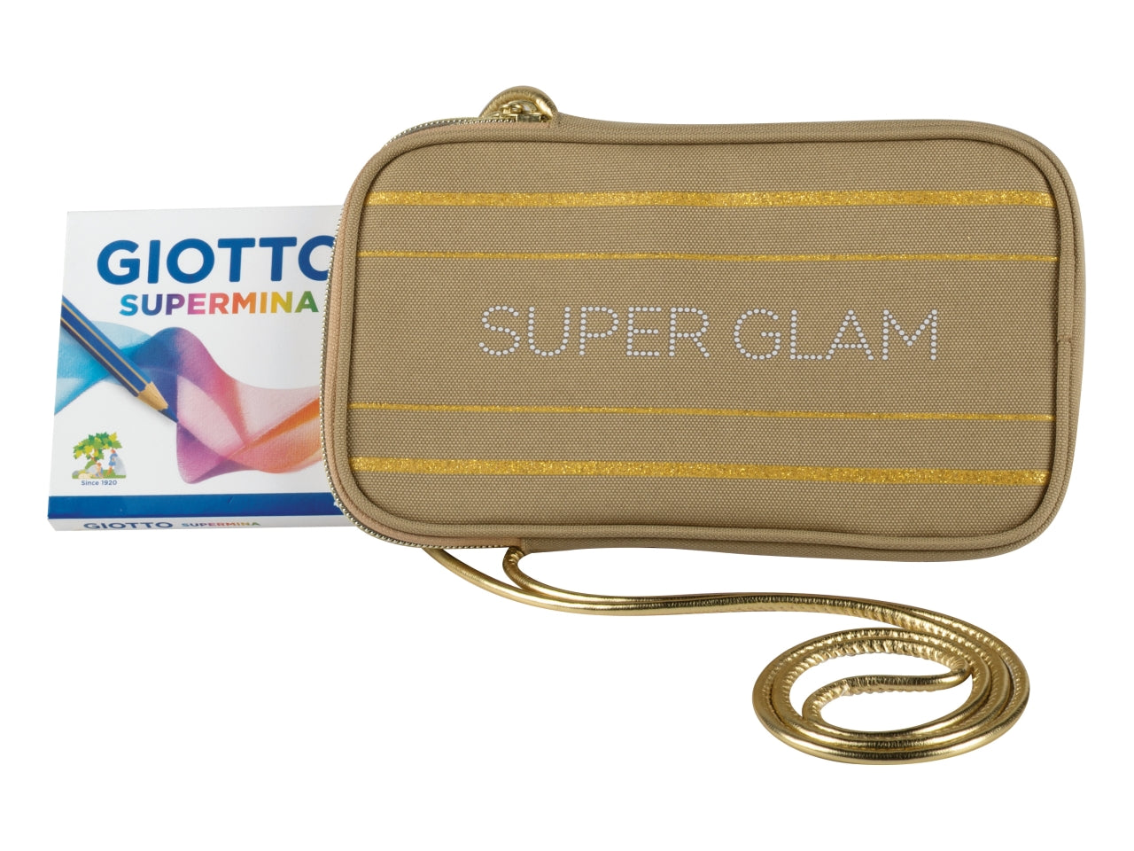 Nuova GIOTTO pochette superglam allâinterno 12 pastelli Giotto Supermina