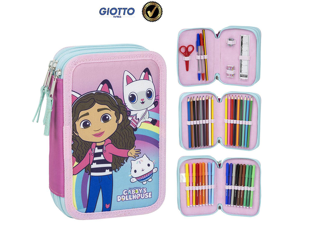 Gabby giotto torna all'astuccio con accessori$