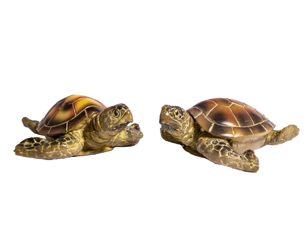 Tartaruga resina 10cm in 2 assortimenti