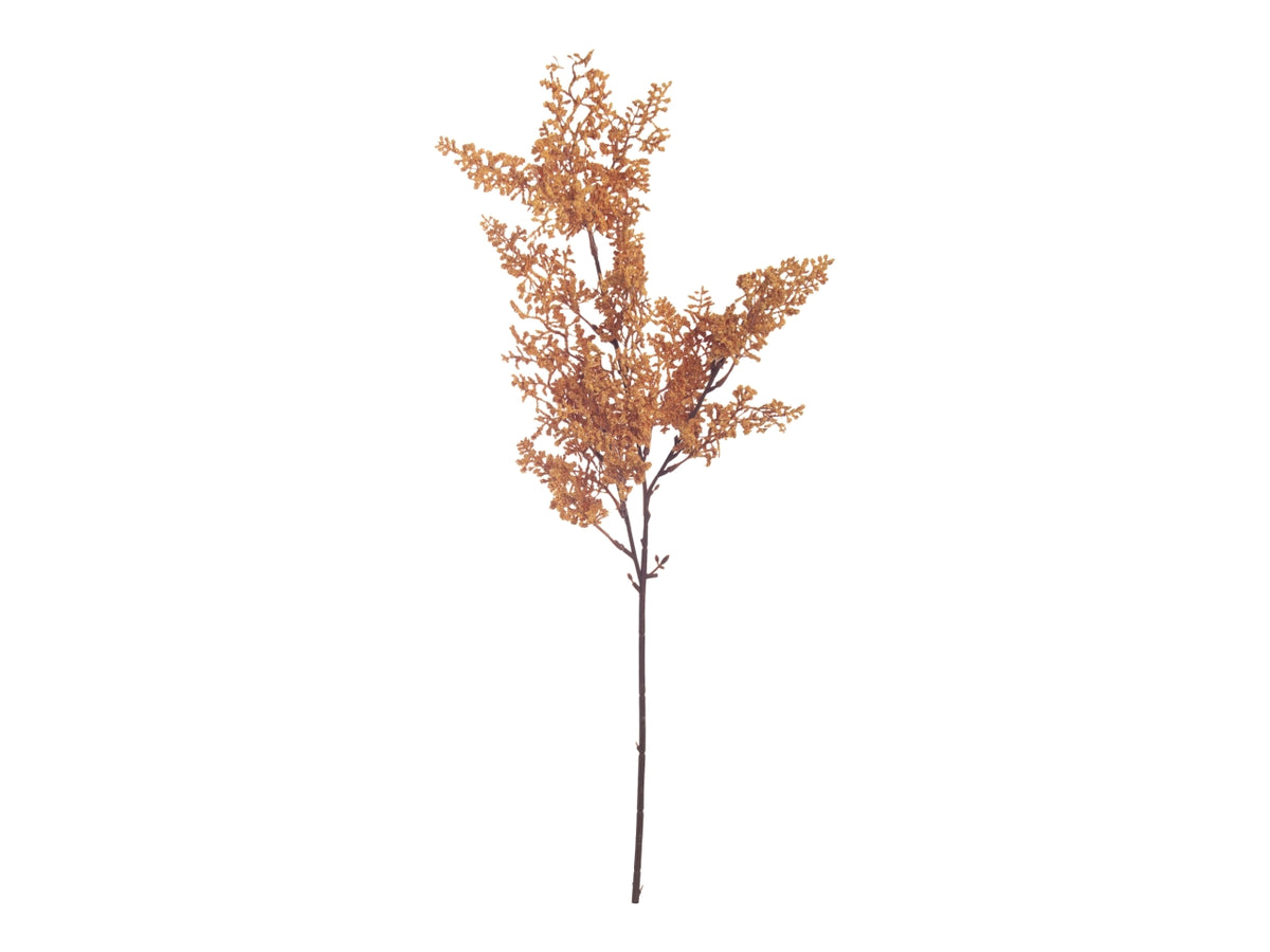 Ramo euphorbia floccata 63cm arancio