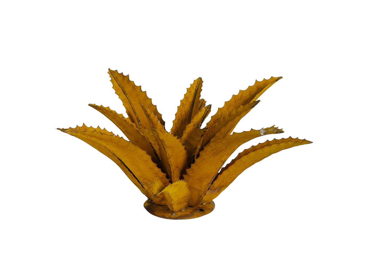 Pianta di aloe in metallo d.33x20cm