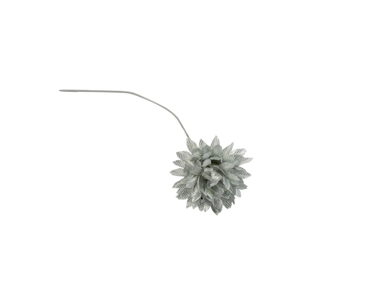 Dalia lamè argento in confezione da 36 fiori