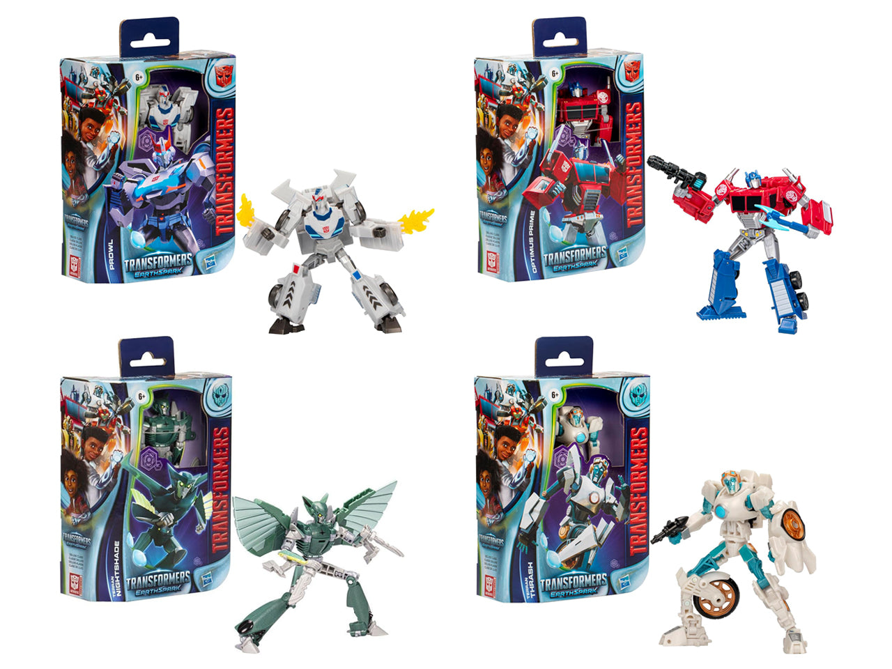 Transformers Earthspsrk Deluxe Otimus e Thrash $