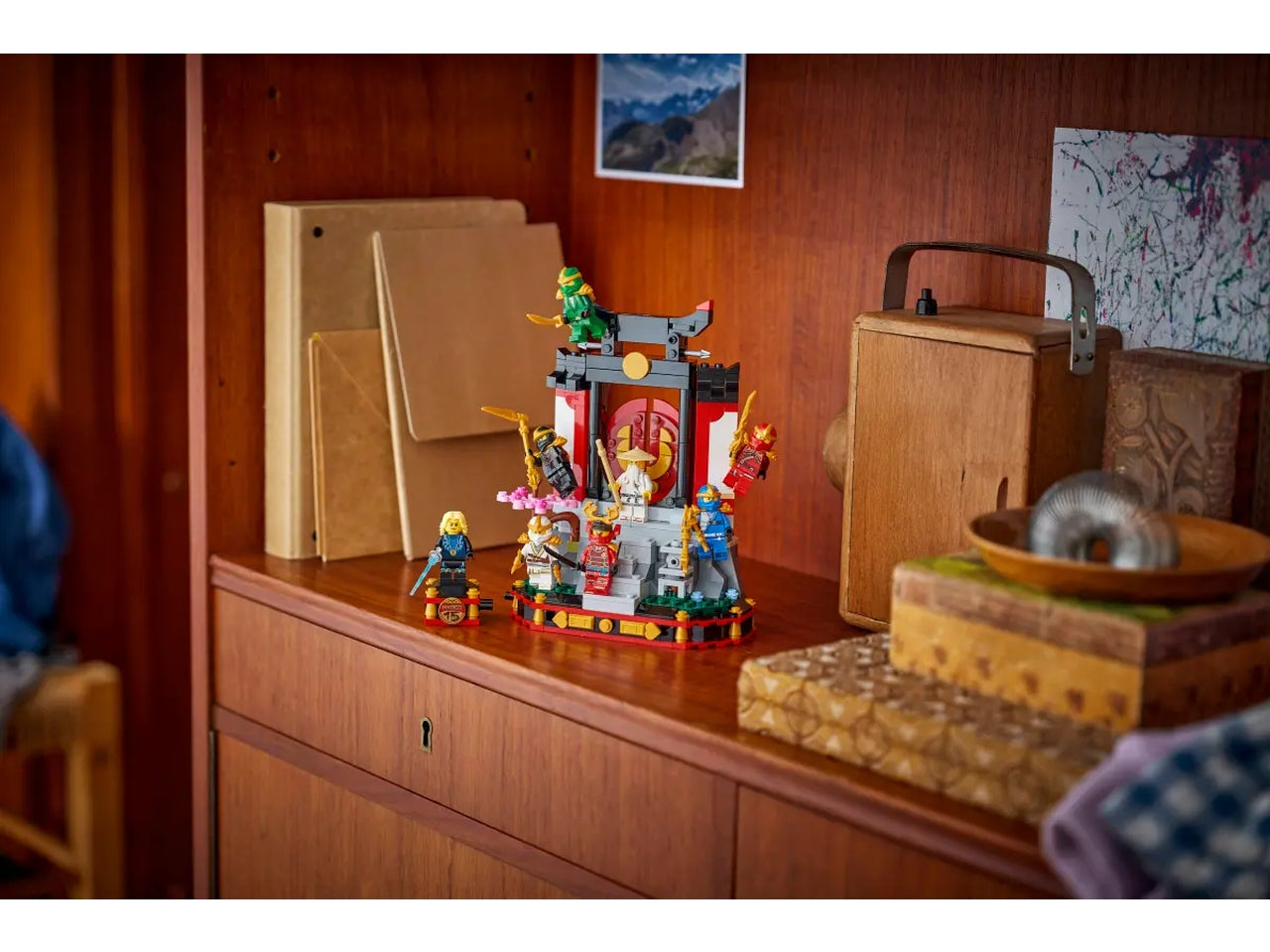 Lego Ninjago Display personaggi Ninja # 15° anniversario