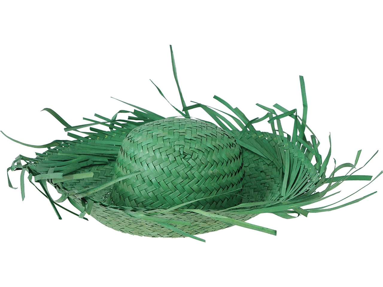 Cappello in paglia verde
