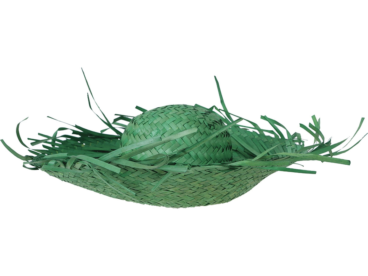 Cappello in paglia verde