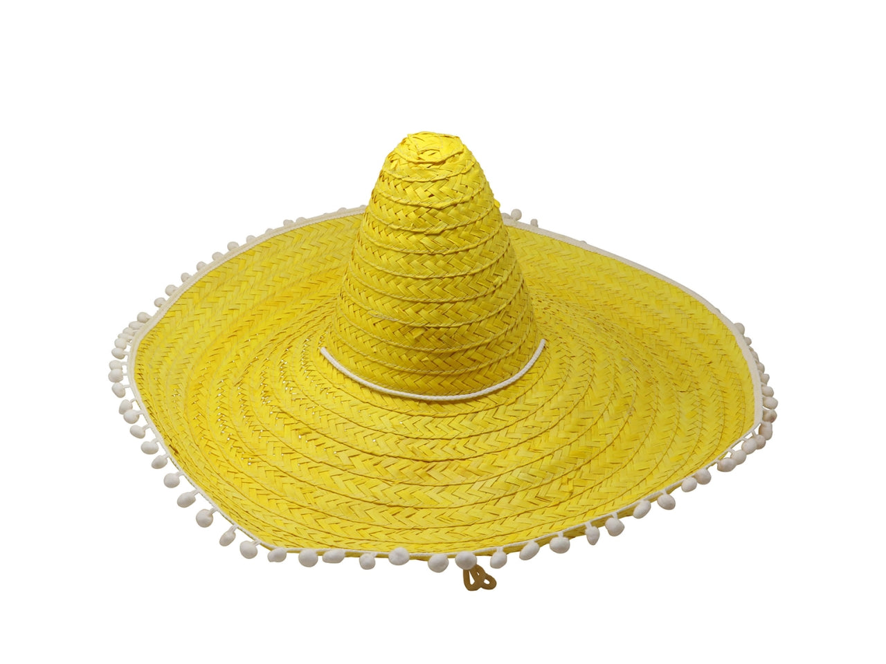 Cappello sombrero in paglia 60cm giallo