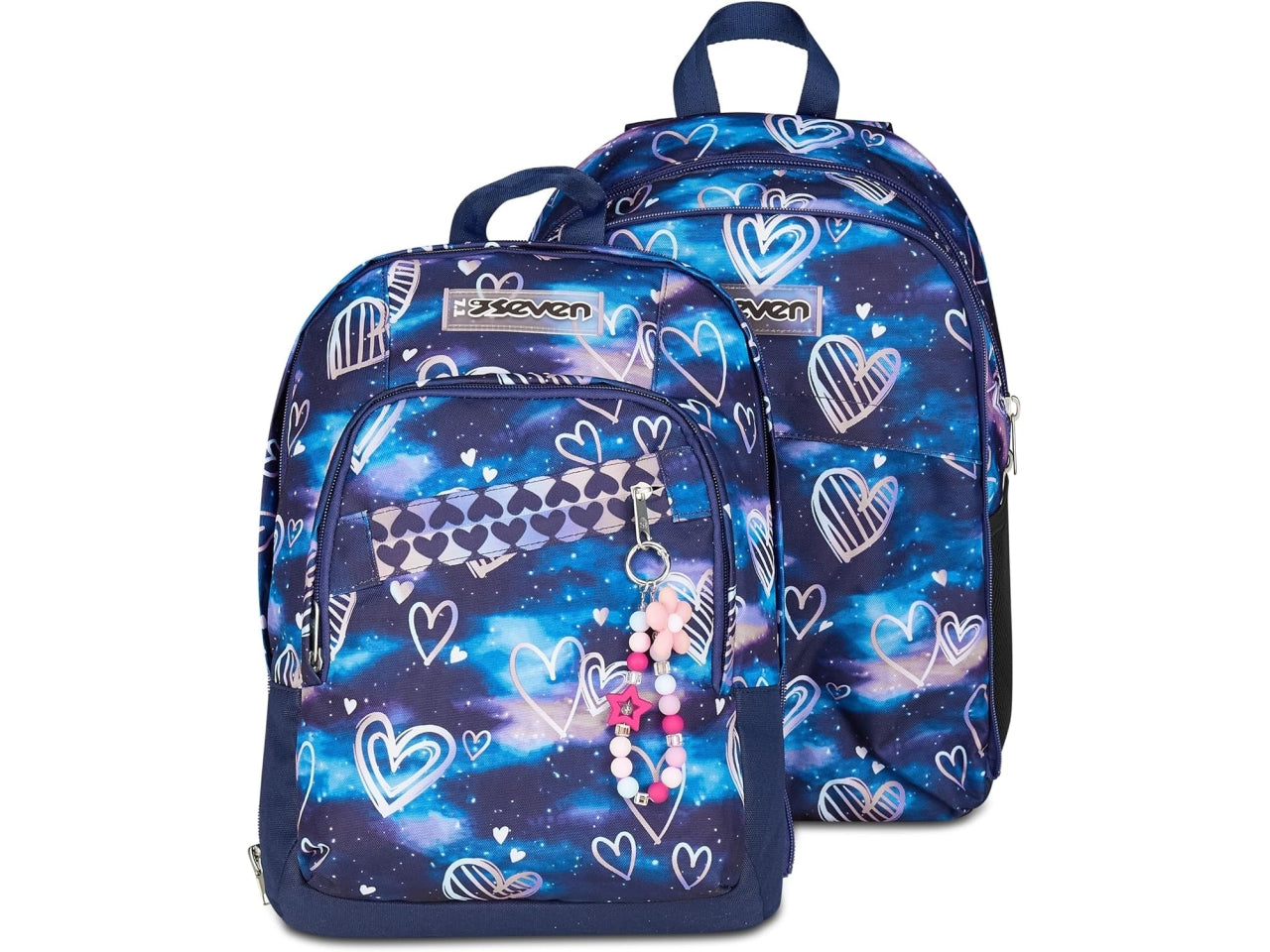 Zaino scuola dual detach seven gloomy heart$