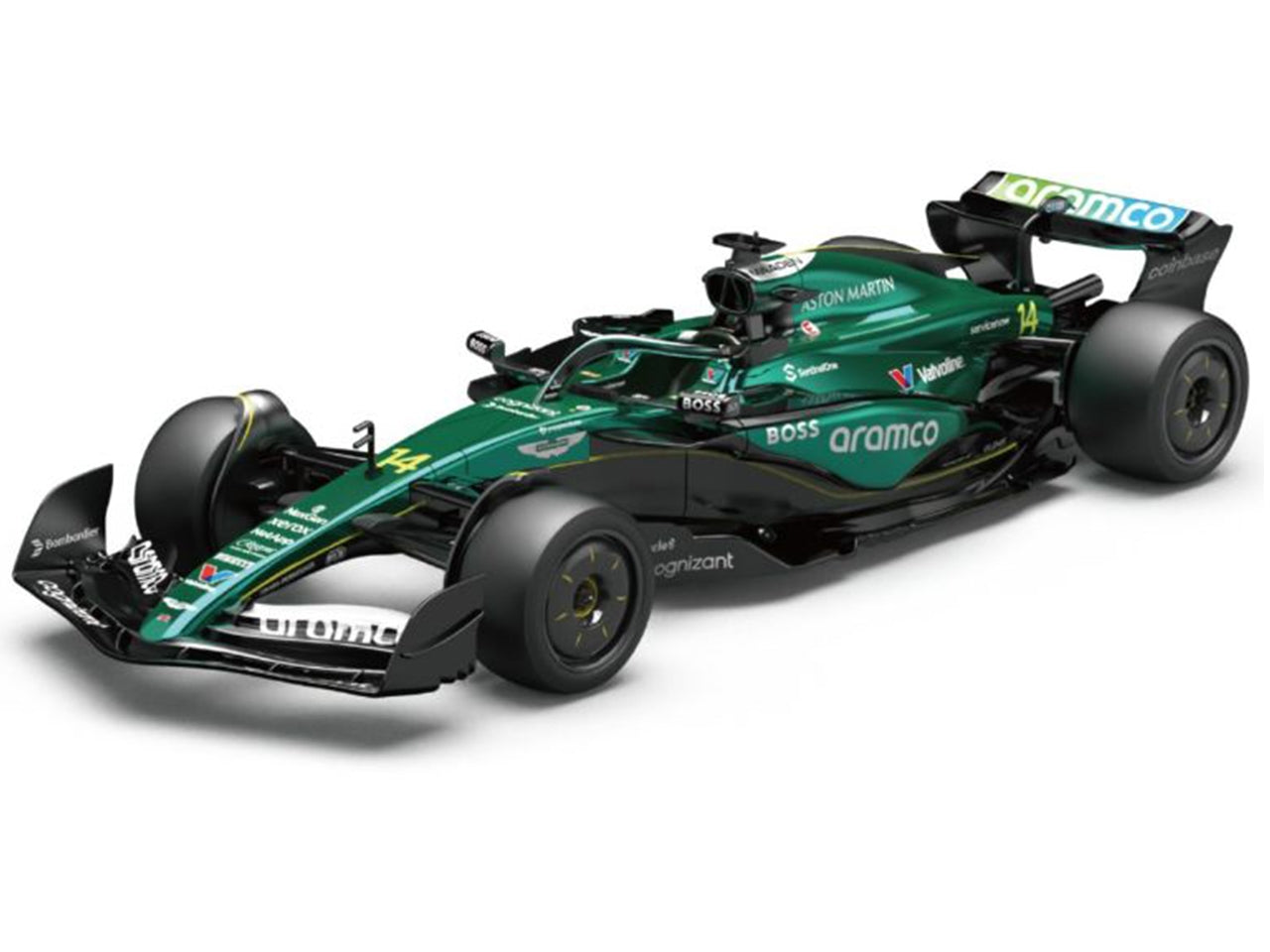 Auto Aston Martin green F1