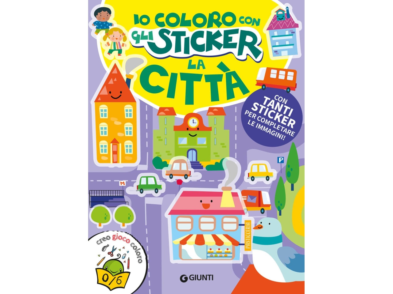 Io coloro con gli sticker citta'