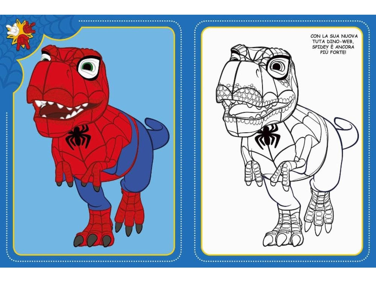 Spidey dino web special color