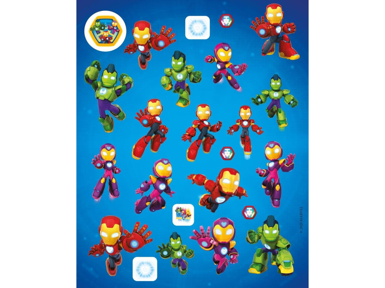 Spidey/iron man 1000 stickers