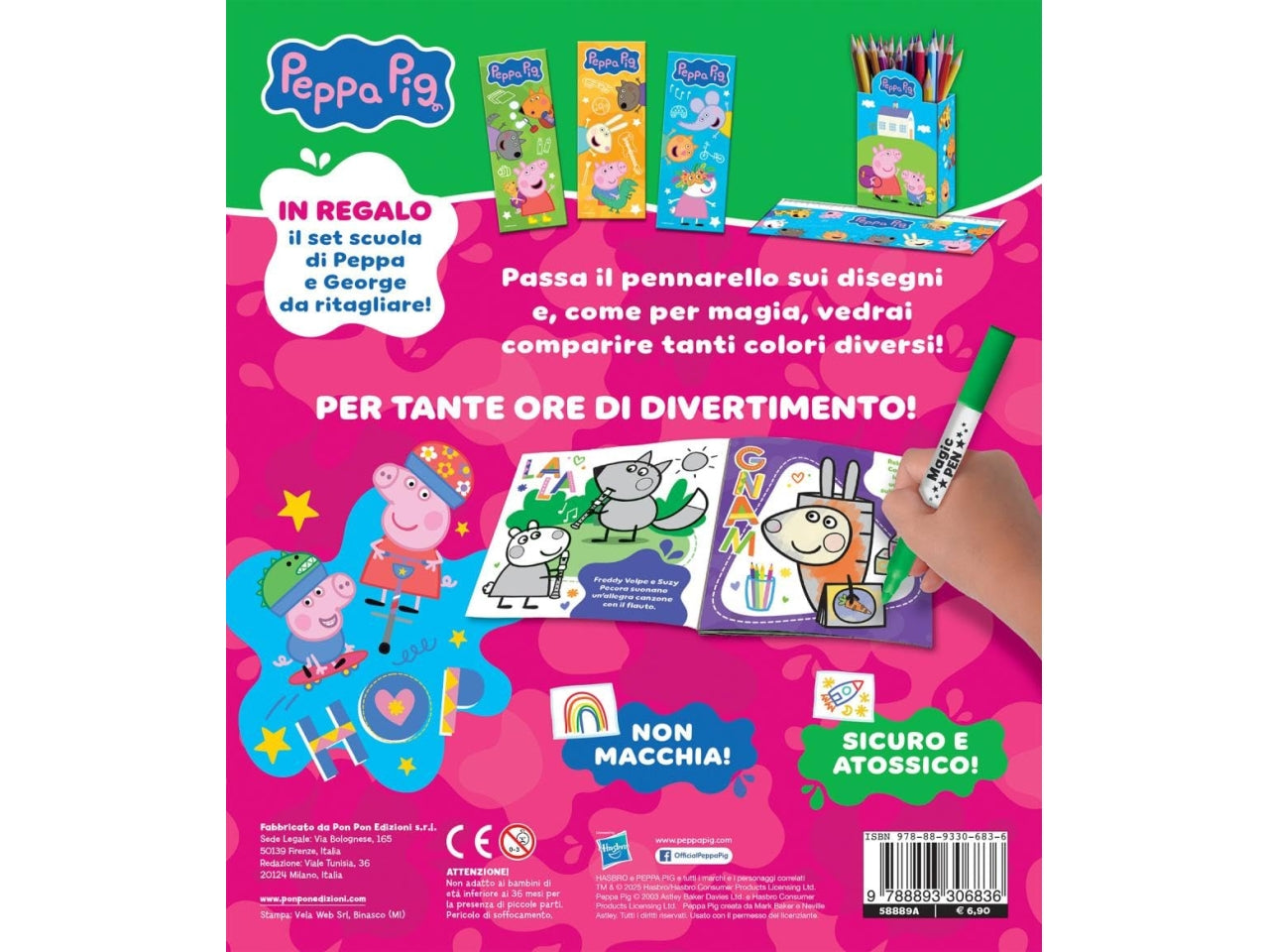 Peppa pig albo magico tutti a scuola!