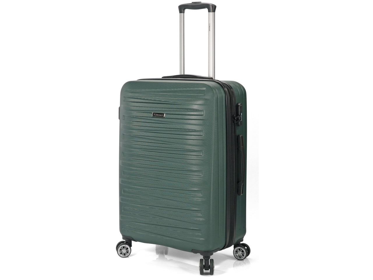 Trolley in abs 55xh.37x20 cerniera per estendere la capacita' da 35lt a 39lt con 4 ruote